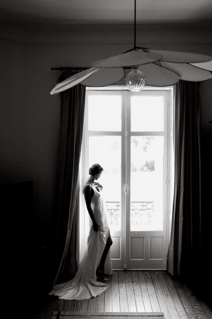 préparation mariée - chateau en gironde