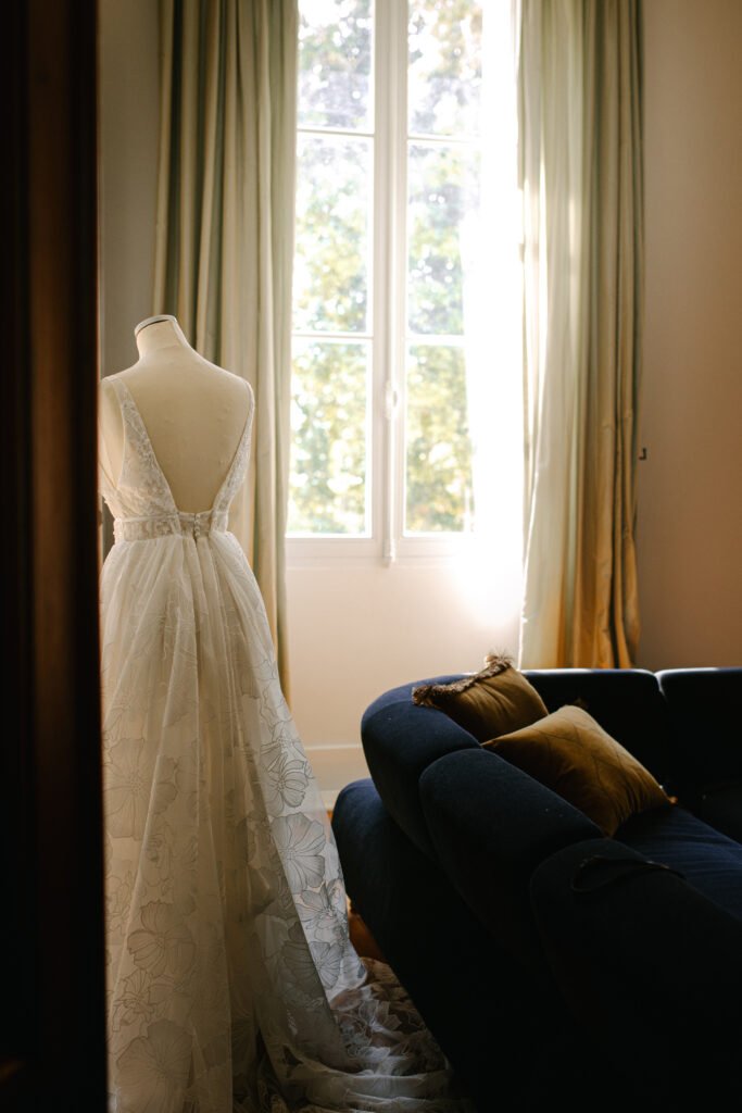robe de mariée bordeaux