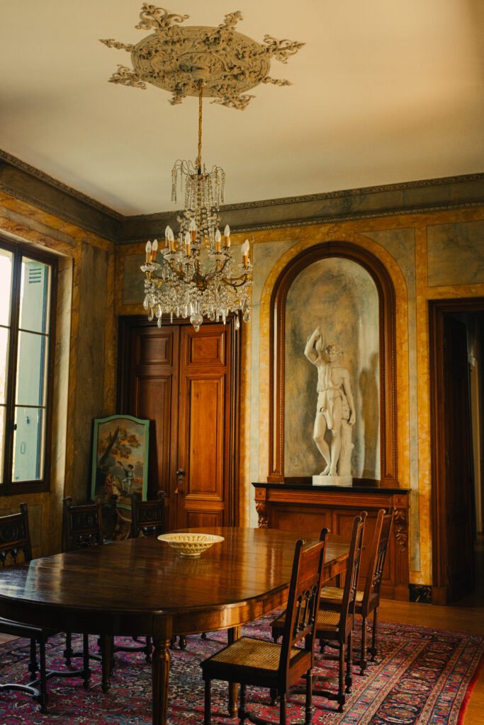 interieur du chateau coufflins en gironde
